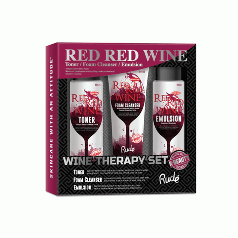 RUDE Red Red Wine-Wine Therapy Set
