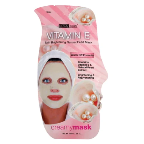 BEAUTY TREATS Vitamin E Skin Brightening Natural Pearl Mask